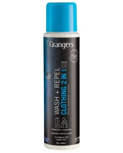 Перилен препарат Grangers - 2in1 Wash & Repel, 300 ml - 1