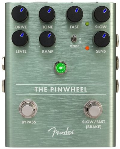 Педал за звукови ефекти Fender - Pinwheel Speaker Emulator, зелен - 1