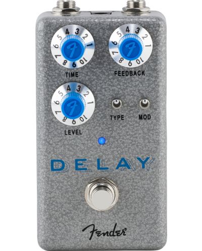 Педал за звукови ефекти Fender - Hammertone Delay, сив/син - 1