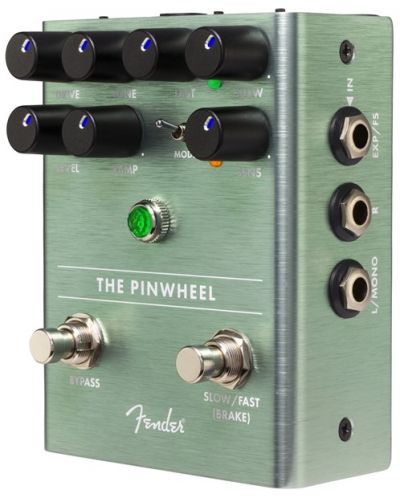 Педал за звукови ефекти Fender - Pinwheel Speaker Emulator, зелен - 2