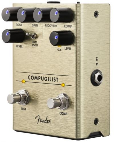 Педал за звукови ефекти Fender - Compugilist Distortion, златист - 2