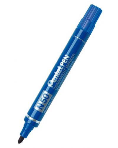 Перманентен маркер Pentel N50 - 2.0 mm, син - 1