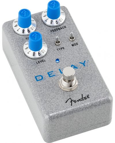 Педал за звукови ефекти Fender - Hammertone Delay, сив/син - 4