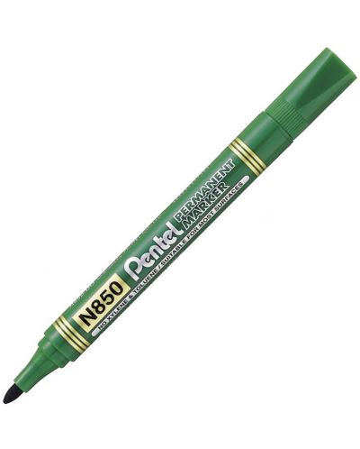 Перманентен маркер Pentel N850 - Зелен - 1
