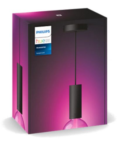 Пендел за лампа Philips - Hue LightGuide, E27, черен - 3