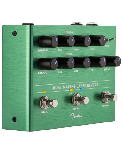 Педал за звукови ефекти Fender - Dual Marine Layer Reverb, зелен - 3