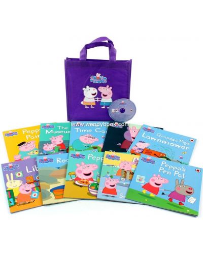 Peppa Pig: Purple Bag and Audio Set - 1