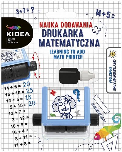 Печат с математически задачи Kidea - Събиране - 1