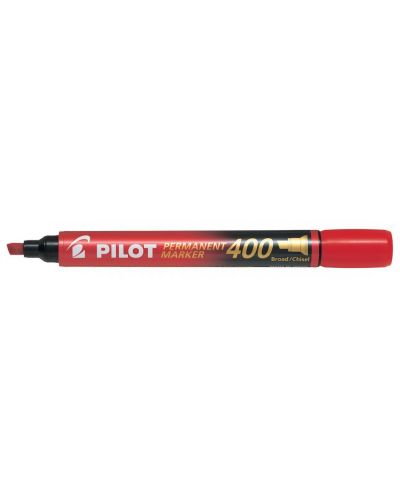 Перманентен маркер Pilot 400 - Червен - 1