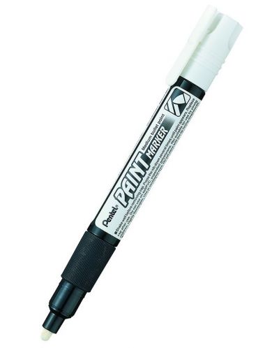 Перманентен маркер Pentel Paint MМP20 - 4.0 mm, бял - 1