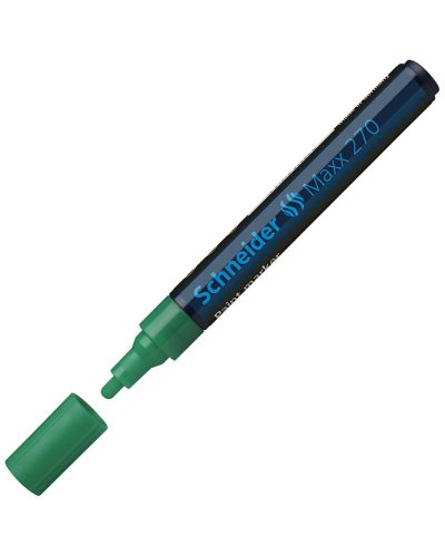 Перманентен лаков маркер Schneider Maxx 270 - 3 mm, зелен - 1