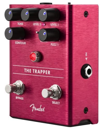 Педал за звукови ефекти Fender - Trapper Dual Fuzz, розов - 2
