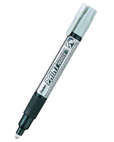 Перманентен маркер Pentel Paint MМP20 - 4.0 mm, сребрист - 1