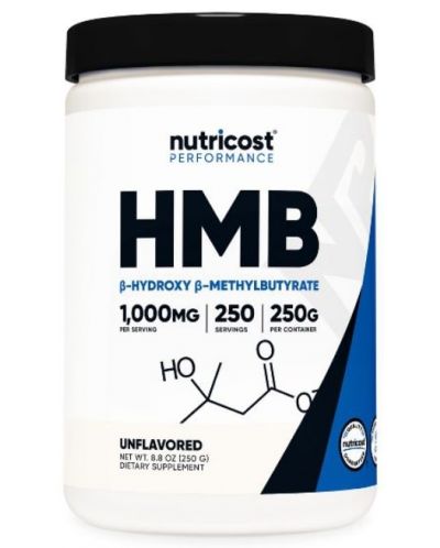 Performance HMB, 250 g, Nutricost - 1