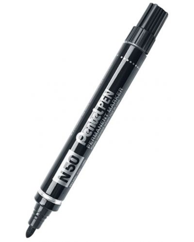 Перманентен маркер Pentel N50 - 2.0 mm, черен - 1