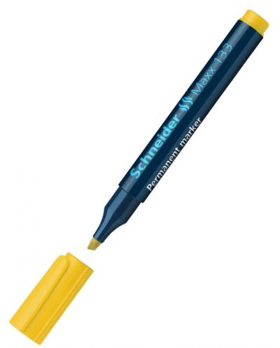 Перманентен маркер Schneider Maxx 133 - 4 mm, жълт - 1