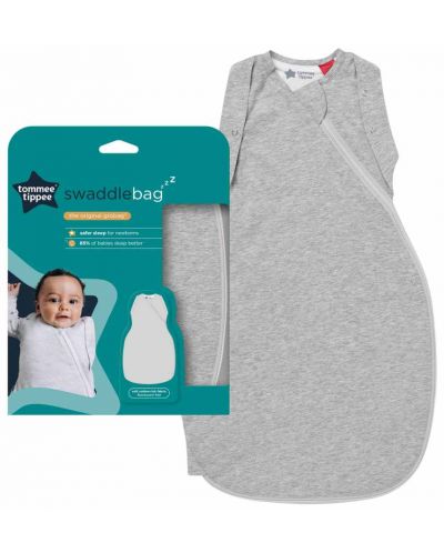 Пелена и спален чувал Tommee Tippee - Gro, 1.0 Tog, 0-3 м, Sky Grey Marl - 7