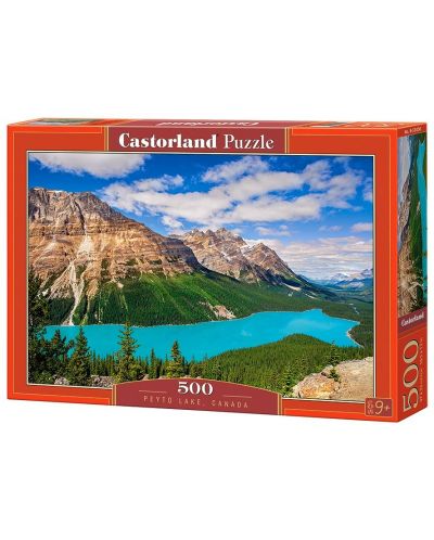Пъзел Castorland от 500 части - Езерото Пейто, Канада - 1