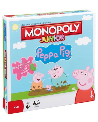 Настолна игра Monopoly Junior - Peppa Pig - 1