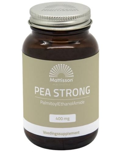 PEA Strong, 400 mg, 90 капсули, Mattisson Healthstyle - 1