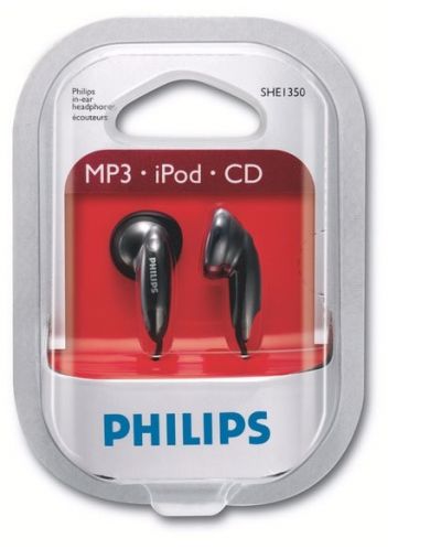 Слушалки Philips SHE1350 - черни - 2