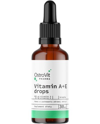 Pharma Vitamin A + E Drops, 30 ml, OstroVit - 1