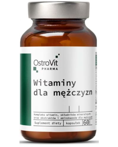 Pharma Vitamins for Men, 60 капсули, OstroVit - 1