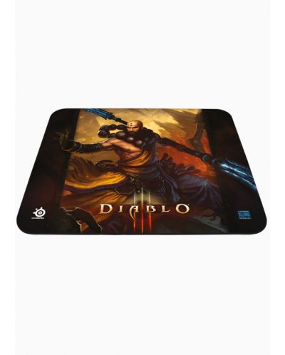 Гейминг подложка SteelSeries - QcK Diablo III Monk Edition, S, мека, многоцветна