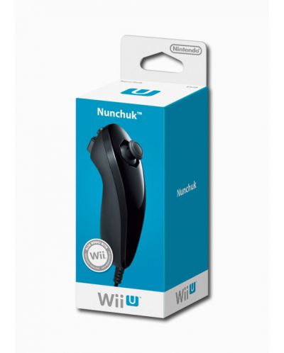 Nintendo Wii U Nunchuk - Black (Wii U) - 1