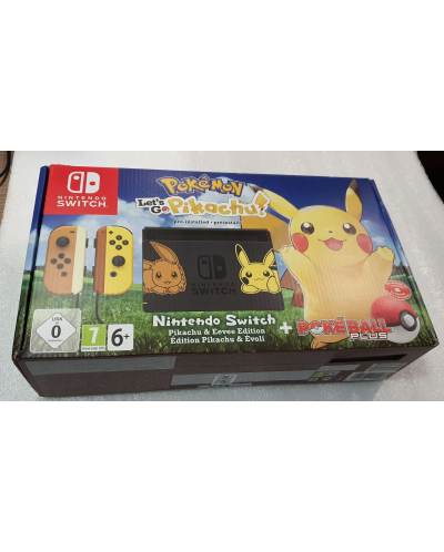 Nintendo Switch + Pokemon: Let's Go Pikachu & Poke Ball Plus (разопакован) - 4
