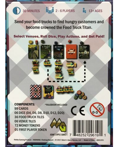 Настолна игра Truck Off: The Food Truck Frenzy - семейна - 4