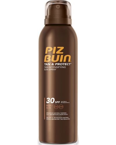 Piz Buin Tan & Protect Слънцезащитен спрей за бронзов тен, SPF 30, 150 ml - 1