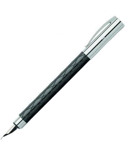 Писалка Faber-Castell Ambition - Rhombus, M, черна - 1