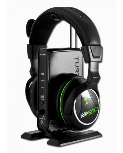 Гейминг слушалки Turtle Beach - Ear Force XP500, PS3/Xbox 360, безжични, черни