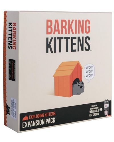 Разширение за настолна игра Exploding Kittens - Barking Kittens - 1