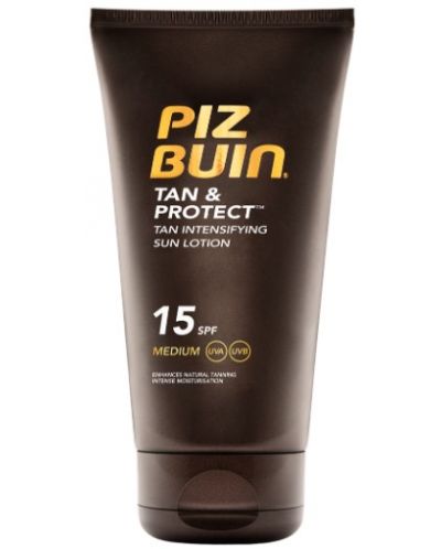 Piz Buin Tan & Protect Слънцезащитен лосион за бронзов тен, SPF15, 150 ml - 1