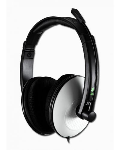 Гейминг слушалки Turtle Beach - Ear Force XL1, Xbox 360, черни/бели