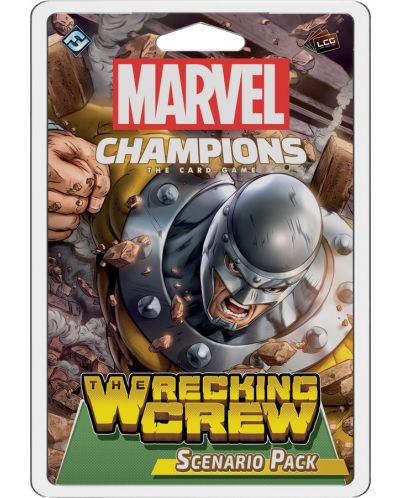 Разширение за настолна игра Marvel Champions - The Wrecking Crew Scenario Pack - 1