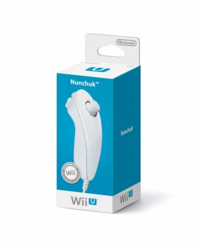 Nintendo Wii U Nunchuk - White (Wii U) - 1