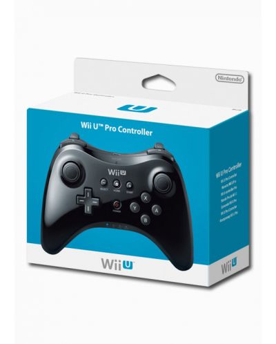 Nintendo Wii U Pro Controller - Black (Wii U) - 1
