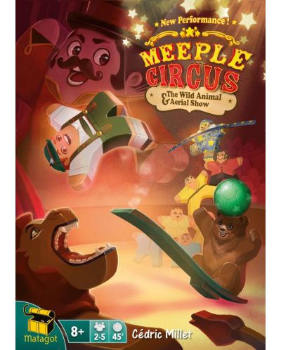 Разширение за настолна игра Meeple Circus - The Wild Animal & Aerial Show - 1