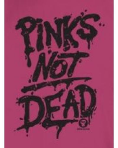 Тениска RockaCoca Pink's not dead, розова, размер XL - 1