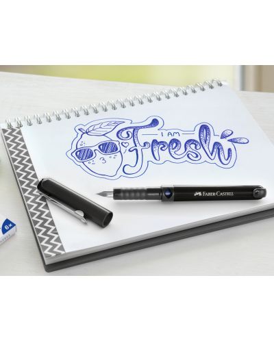 Писалка Faber-Castell Fresh - Черна - 3