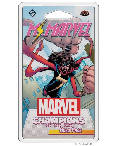 Разширение за настолна игра Marvel Champions - Ms. Marvel Hero Pack - 1