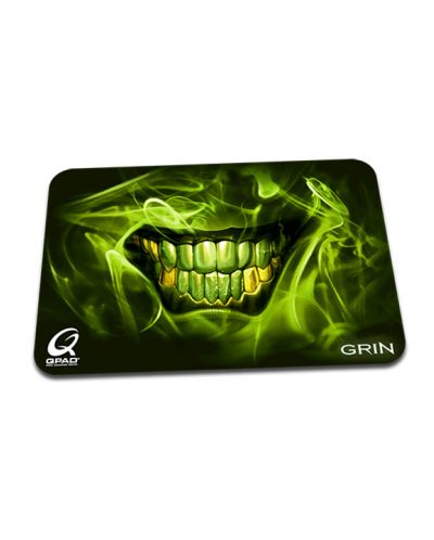 Гейминг подложка Qpad - CT Grin Limited Edition, L, мека, черна