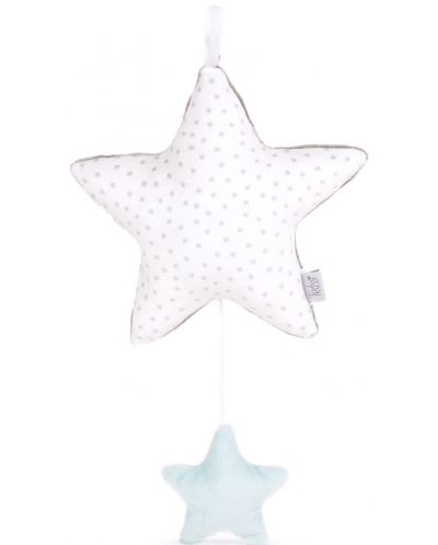 Плюшена латерна Tedsy - Звезда, 28 cm, синя - 1