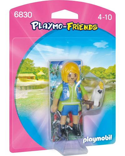 Фигурка Playmobil Playmo-Friends - Треньор на животни с какаду - 1