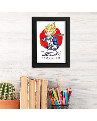 Плакат с рамка The Good Gift Animation: Dragon Ball Z - Super Saiyan Vegeta - 3