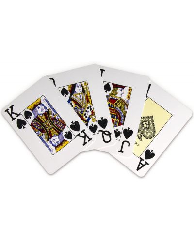 Пластични покер карти Texas Poker - черен гръб - 2