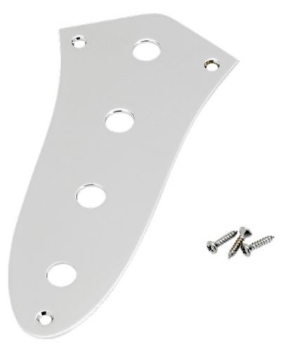 Контролна лоча Fender - Jazz Bass Control Plate, 4 дупки, хромирана - 1